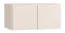 Schrankaufsatz für Kleiderschrank Tacuarembo 11 | Farbe: Beige | 2 Türen | Soft-Close-Funktion | Maße: 92,5 x 57 x 45 cm