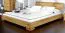 Eiche-Bett massiv | 90 x 200 cm | Wildeiche | Geölt | Natur Abbildung