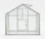 Gewächshaus Chicoree L5, HKP 6 mm, Grundfläche: 4,80 m² - Abmessungen: 220 x 220 cm (L x B)