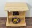 TV-Lowboard Massivholz Farbe: Natur 60x60x45 cm  Abbildung