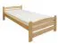 Doppelbett / Gästebett Buche massiv Vollholz natur 118, inkl. Lattenrost - Abmessung 180 x 200 cm