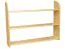 Hängeregal / Wandregal Kiefer massiv Vollholz natur 012 - Abmessung 70 x 90 x 20 cm (H x B x T)