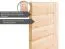 Sauna "Jonna" SET mit graphitfarbener Tür - Farbe: Natur, Ofen 9kW - 196 x 196 x 200 cm (B x T x H)