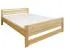 Bett 160 x 200 cm Kiefer Natur