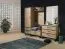 Sitzbank mit Stauraum / Schuhschrank Kanel 15, Farbe: Eiche / Anthrazit - Abmessungen: 48 x 80 x 41 cm (H x B x T)