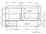 TV-Unterschrank Bulolo 18, Farbe: Weiß / Nuss - Abmessungen: 61 x 100 x 50 cm (H x B x T)