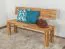 Bank Wooden Nature 135 Eiche massiv - 140 x 35 cm (L x B)