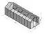 Gewächshaus - Glashaus Rucola L15, Wände: 4 mm gehärtetes Glas, Dach: 6 mm HKP mehrwandig, Grundfläche: 14,10 m² - Abmessungen: 640 x 220 cm (L x B)