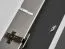 Wohnwand Bjordal 25, Farbe: Eiche Grafit / Grau - Abmessungen: 180 x 250 x 35 cm (H x B x T), mit Push-to-open Funktion