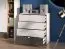 Jugendzimmer Kinderzimmer - Set B Mackinac, 3-teilig, Farbe: Weiß / Eiche / Grafit matt, mit Soft-Close System, Griffe: Metall, aus hochwertigen Material, einfaches und modernes Design