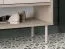 Kommode | drei Türen | Maße: 120 x 34 x 95 cm | Sideboard | Eiche Cremona / Kaschmir | Soft-Close-Funktion | 1 Schublade | 9 Fächer | für den Vorraum