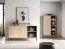 Sideboard | Farbe: Eiche Lindberg | inkl. LED-Beleuchtung | 3 Schubladen | Push-to-open Funktion | 160 x 40 x 86 cm | 4 Fächer | Kommode | 1 Glastür mit Aluminiumrahmen