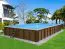 Rechteckiger Gartenpool Sunnydream 08, 7,90 x 4,00 Meter, inklusive Premium Filteranlage, Filtermedium, Poolleiter, Poolfolie, Boden- und Wandvlies, Edelstahl-Eckverbindungen