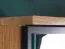 Schrank Slatina 48, Farbe: Eiche / Schwarz, teilmassiv - Abmessungen: 203 x 56 x 63 cm (H x B x T)