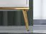 Kommode Roanoke 04, Farbe: Weiß / Weiß Glanz - Abmessungen: 85 x 160 x 40 cm (H x B x T), mit 2 Türen, 3 Schubladen und 2 Fächern