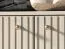 Kommode Petkula 04, Farbe: Beige hell - Abmessungen: 85 x 160 x 40 cm (H x B x T), mit 2 Türen, 3 Schubladen und 2 Fächern