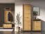 Garderobe Lautela 06, Farbe: Eiche - Abmessungen: 138 x 60 x 24 cm (H x B x T)