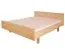 Buche Holzbett 160 x 200 cm Natur Abbildung