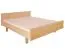 Bett Buche 180 x 200 cm Natur Abbildung