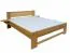 Bettrahmen für Kinder / Kinderbett 140 x 200 cm | Massivholz: Buche | Natur Lackiert Abbildung