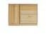 Schuhschrank Kiefer Holz massiv, Farbe: Natur 80x90x29 cm Abbildung