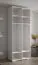 Schlichter Kleiderschrank mit genügend Fächern Karpaten 11, Farbe: Weiß - Abmessungen: 236,5 x 100 x 47 cm (H x B x T)