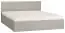 Doppelbett Bentos 19 inkl. Lattenrost, Farbe: Grau - Liegefläche: 160 x 200 cm (B x L)