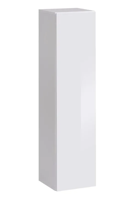 Eleganter Hängeschrank Fardalen 05, Farbe: Weiß - Abmessungen: 120 x 30 x 30 cm (H x B x T), mit drei Fächer