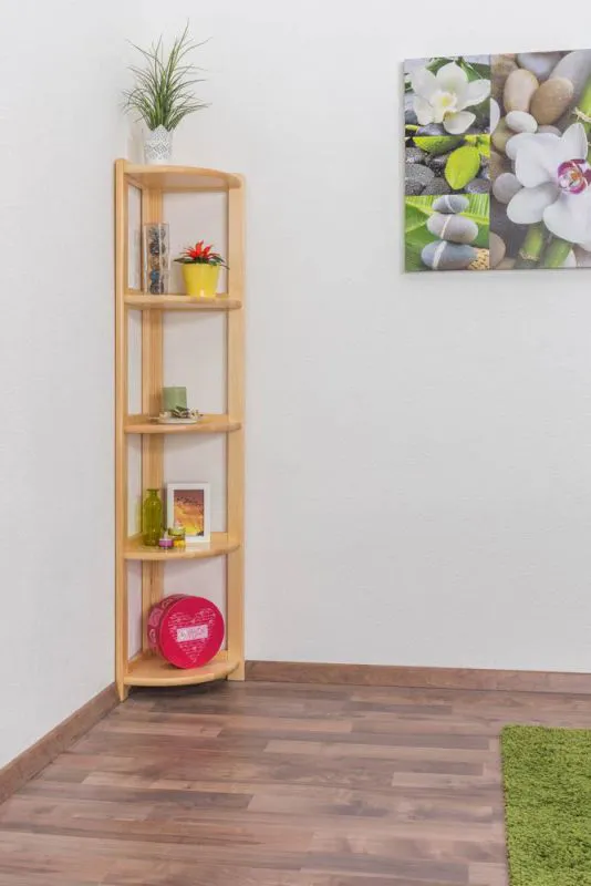 Bücherregal - 30 cm breit, Kiefer Holz-Massiv, Farbe: Natur Abbildung
