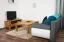 Beistelltisch Couchtisch Eiche Massivholz Farbe: Natur 45x120x80 cm