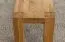 Bank Wooden Nature 133 Eiche massiv - 200 x 33 cm (L x B)