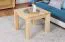 Couchtisch Kiefer massiv Vollholz natur Junco 485 – Abmessung: 60 x 60 x 50 cm (B x T x H)