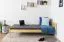 Kinderbett / Jugendbett Kiefer massiv Vollholz natur 86, inkl. Lattenrost - 100 x 200 cm (B x L)