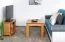 Couchtisch Kiefer massiv Vollholz Erlefarben Junco 485 – Abmessung: 60 x 60 x 50 cm (B x T x H)
