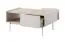 Moderner Couchtisch Cascob 04, 97 x 65 x 45 cm, Kaschmir / Eiche, mit 2 Schubladen und praktischem Fach, ABS-Kanten, stabile Konstruktion, robust