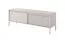 Helles Wohnzimmer - Set A Balta, 4-teilig, Push-to-open Funktion, Farbe: Beige, ABS-Kantenschutz, Beine: Metall