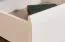 Kleiderschrank mit 4 Türen Papauta 05, Farbe: Kaschmir / Eiche dunkel - Abmessungen: 226 x 187 x 60 cm (H x B x T)