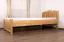 Kinderbett 100 x 200 cm | Massivholz: Eiche | Natur Lackiert Abbildung