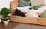 Bett mit Schubladen Buche 90 x 200 cm Natur Abbildung