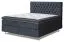 Boxspringbett 120 x 200 cm Grau Abbildung