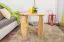 Wohnzimmertisch Kiefer massiv Farbe: Natur 60x65x65 cm Abbildung