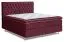 Boxspringbett 140 x 200 cm Rot Abbildung