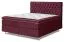 Boxspringbett 210 x 200 cm Rot Abbildung