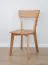 Stuhl Mineure 01, aus natürlichen Eichenholz, Massivholz, geölte Oberfläche, ergonomisches Design, Maße: 85,5 x 46,5 x 80 cm, stabil und langlebig