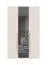 Drehtürenschrank mit einer Spiegeltür Neiafu 05, Soft-Close-System, Farbe: Kaschmir, zwei Kleiderstangen, sechs Einlegeböden, Maße: 224 x 137 x 56 cm