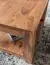 Quadratischer Couchtisch aus Akazie Massivholz, Farbe: Akazie - Abmessungen: 45 x 60 x 60 cm (H x B x T), mit schöner natürlicher Holzmaserung