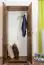 Echtholz-Kleiderschrank, Farbe: Eiche 190x80x60 cm