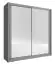 Moderner Schwebetürenschrank mit genügend Stauraum Warbreck 58, Farbe: Grau - Abmessungen: 214 x 200 x 62 cm (H x B x T), mit 10 Fächern