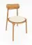Stuhl, 2er Set, Wellsford 56 Wildeiche massiv geölt - Abmessungen: 80 x 47 x 50 cm (H x B x T)
