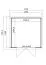 Gartenhaus G267 Lichtgrau - 28 mm Blockbohlenhaus, Grundfläche: 5,97 m², Pultdach